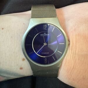 Skagen Denmark Ultra Slim Titanium Men's Watch